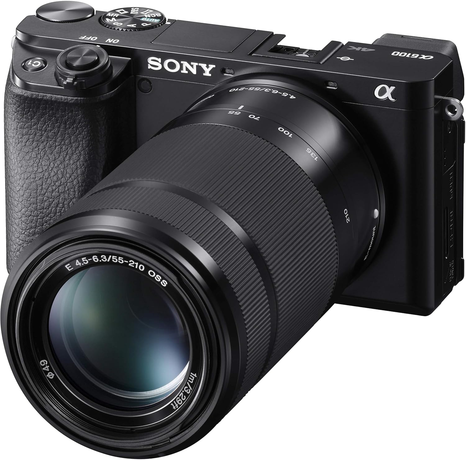 Sony Alpha ILCE-6100Y 24.2 MP Mirrorless Digital SLR Camera with 16-50 mm & 55-210 mm Zoom Lenses Sony Alpha ILCE-6100Y 24.2 MP Mirrorless Digital SLR Camera with 16-50 mm & 55-210 mm Zoom Lenses